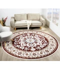 United Weavers Hudson Burgundy 680-50334 7 ft. 11 in. X 7 ft. 11 in. Round Rug