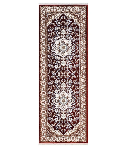 United Weavers Hudson Burgundy 680-50334 2 ft. 7 in. X 7 ft. 2 in. Rectangle Rug