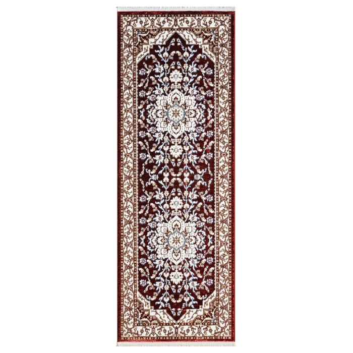 United Weavers Hudson Burgundy 680-50334 2 ft. 7 in. X 7 ft. 2 in. Rectangle Rug