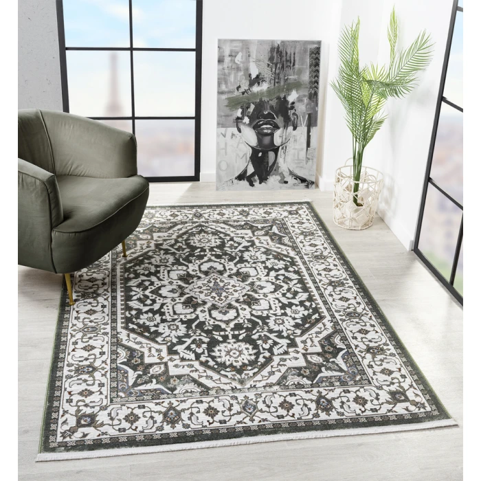 United Weavers Hudson Green 680-50345 1 ft. 10 in. X 3 ft. Rectangle Rug