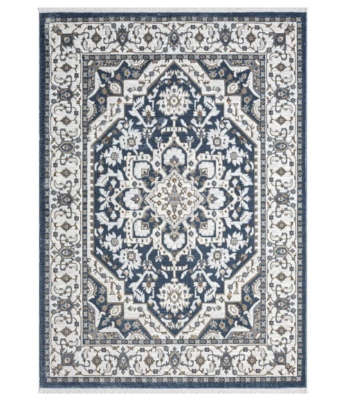 United Weavers Hudson Blue 680-50360 7 ft. 10 in. X 10 ft. 6 in. Rectangle Rug