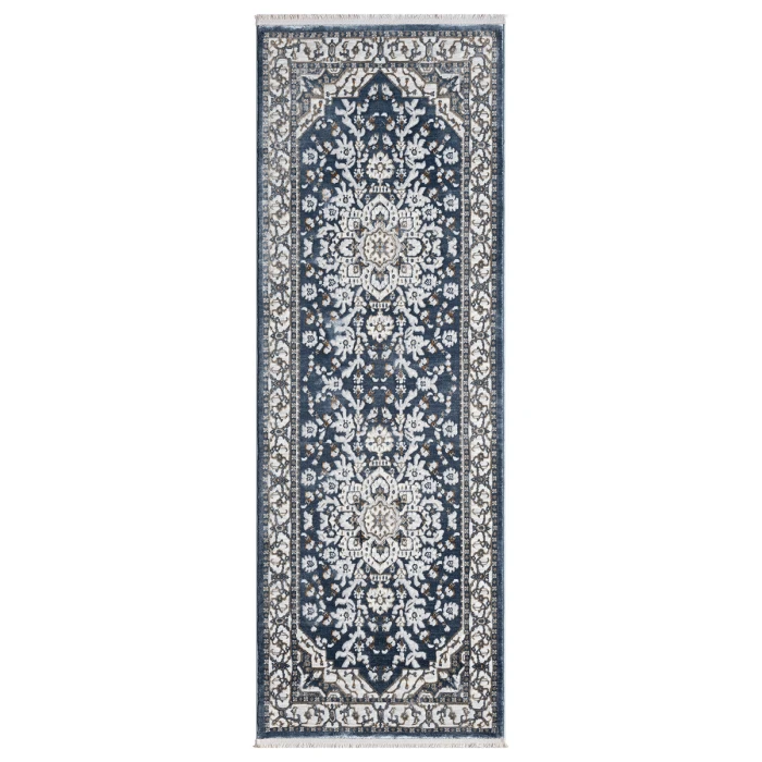 United Weavers Hudson Blue 680-50360 2 ft. 7 in. X 7 ft. 2 in. Rectangle Rug