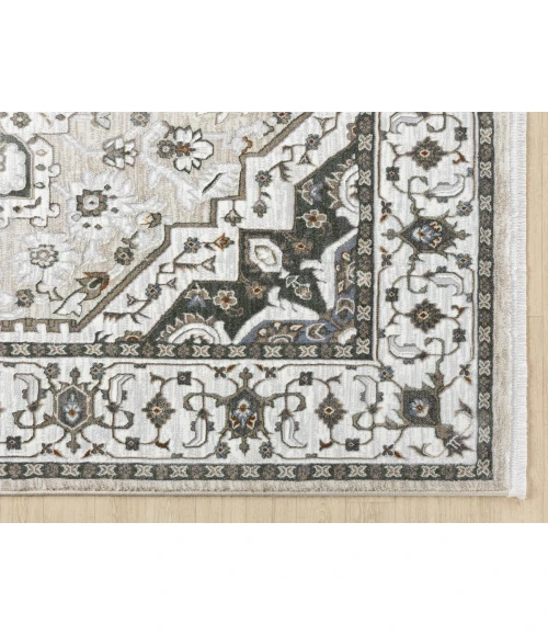 United Weavers Hudson Cream 680-50390 7 ft. 11 in. X 7 ft. 11 in. Round Rug