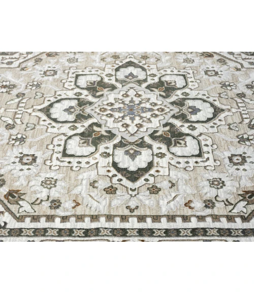 United Weavers Hudson Cream 680-50390 7 ft. 11 in. X 7 ft. 11 in. Round Rug