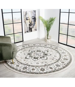 United Weavers Hudson Cream 680-50390 7 ft. 11 in. X 7 ft. 11 in. Round Rug