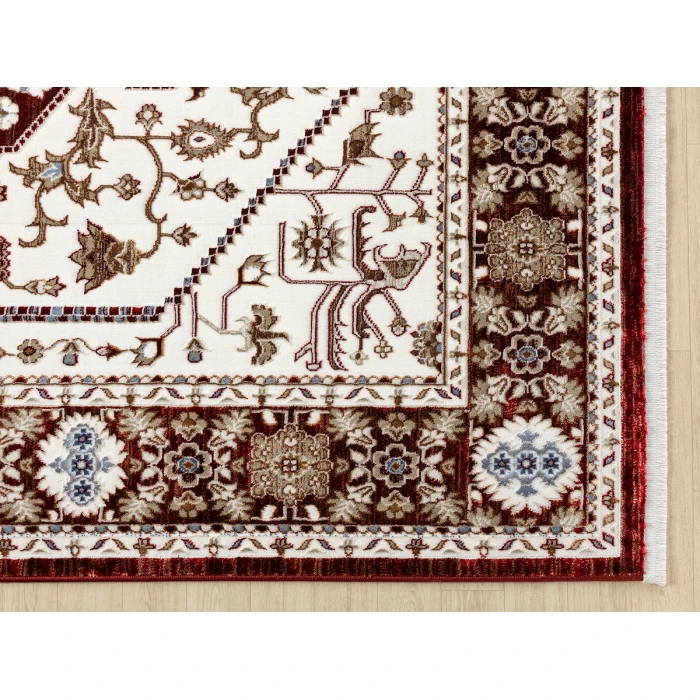 United Weavers Hudson Burgundy 680-50434 7 ft. 10 in. X 10 ft. 6 in. Rectangle Rug