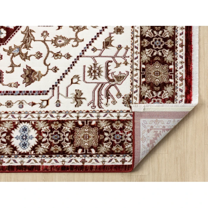 United Weavers Hudson Burgundy 680-50434 7 ft. 10 in. X 10 ft. 6 in. Rectangle Rug