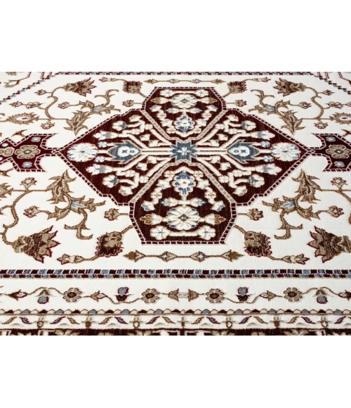 United Weavers Hudson Burgundy 680-50434 1 ft. 10 in. X 3 ft. Rectangle Rug