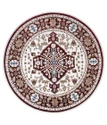 United Weavers Hudson Burgundy 680-50434 7 ft. 11 in. X 7 ft. 11 in. Round Rug