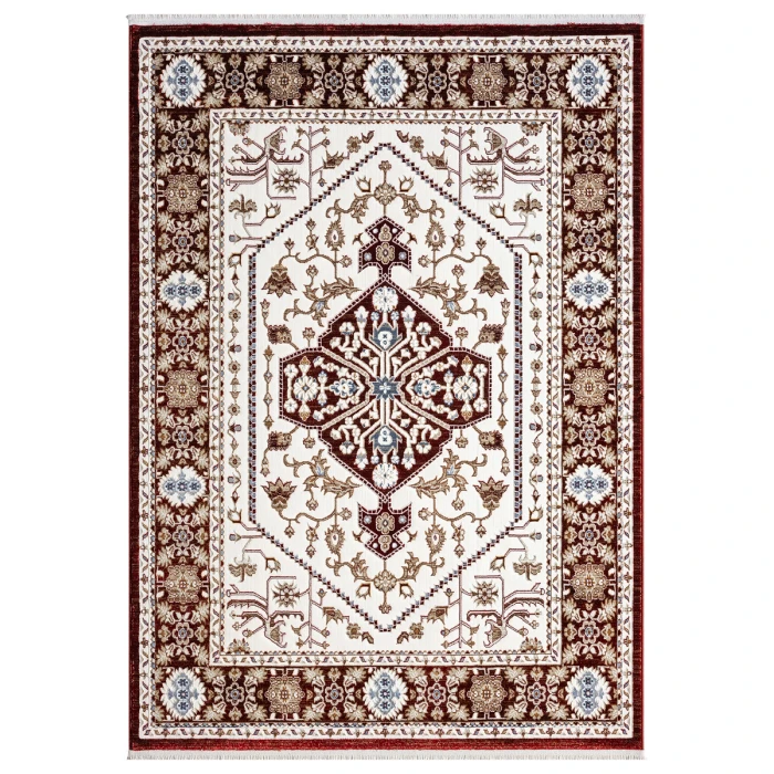 United Weavers Hudson Burgundy 680-50434 7 ft. 10 in. X 10 ft. 6 in. Rectangle Rug