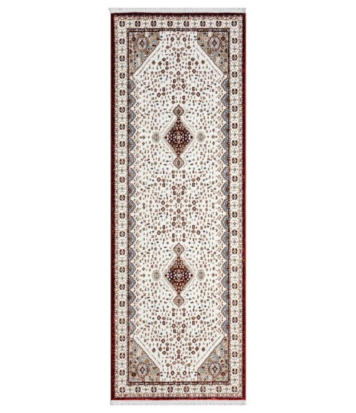 United Weavers Hudson Burgundy 680-50434 2 ft. 7 in. X 7 ft. 2 in. Rectangle Rug