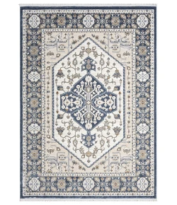 United Weavers Hudson Blue 680-50460 5 ft. 3 in. X 7 ft. 2 in. Rectangle Rug