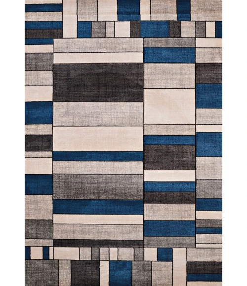 United Weavers of America CONTOURS-ECHELON-DENIM-BLUE-24-33761 Area Rug