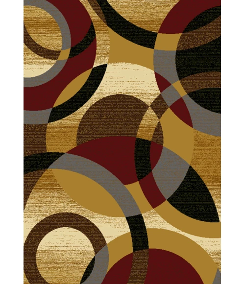 United Weavers Affinity Ricochet-Gold-8x11 Rug