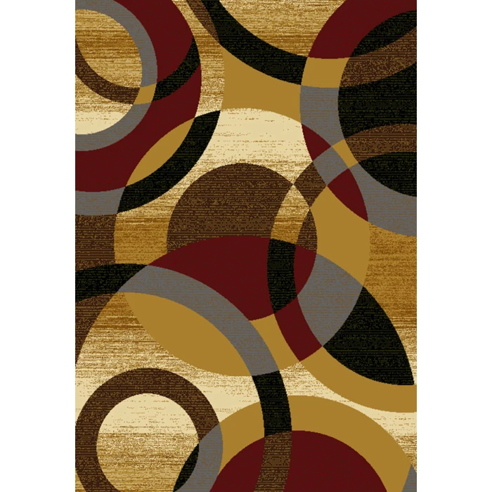 United Weavers Affinity Ricochet-Gold-8x11 Rug