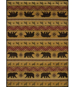 United Weavers Affinity 03353 Nordic Bear Spice Area Rug 7 Ft. 10 X 10 Ft. 6 Rectangle