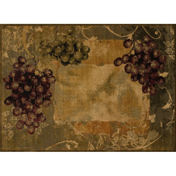 United Weavers Affinity Green 750-1745 5 ft. 3 in. X 7 ft. 2 in. Rectangle Rug