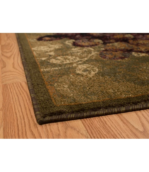 United Weavers Affinity Green 750-1745 5 ft. 3 in. X 7 ft. 2 in. Rectangle Rug