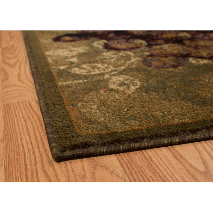 United Weavers Affinity Green 750-1745 5 ft. 3 in. X 7 ft. 2 in. Rectangle Rug
