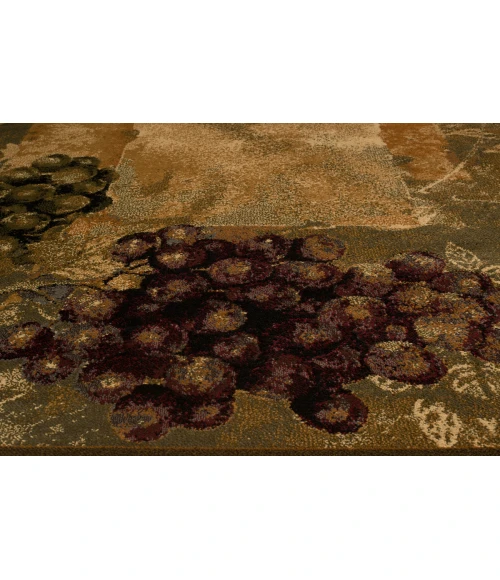 United Weavers Affinity Green 750-1745 5 ft. 3 in. X 7 ft. 2 in. Rectangle Rug