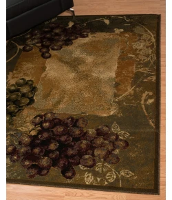 United Weavers Affinity Green 750-1745 5 ft. 3 in. X 7 ft. 2 in. Rectangle Rug