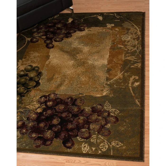 United Weavers Affinity Green 750-1745 5 ft. 3 in. X 7 ft. 2 in. Rectangle Rug