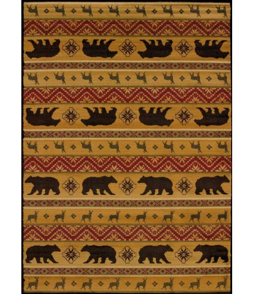 United Weavers of America AFFINITY-NORDIC-BEAR-SPICE-28-03353 Area Rug