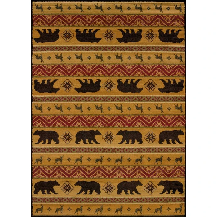 United Weavers of America AFFINITY-NORDIC-BEAR-SPICE-28-03353 Area Rug