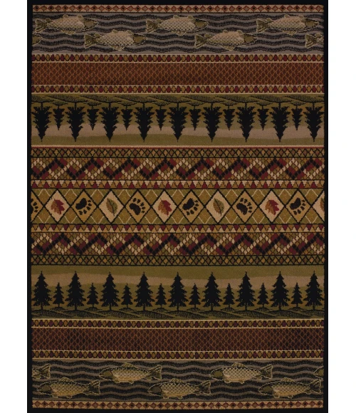 United Weavers Affinity Lodge 750-3943 1 ft. 10 in. X 3 ft. Rectangle Rug