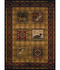 United Weavers Affinity 04143 Lodge Stamp Area Rug 7 Ft. 10 X 10 Ft. 6 Rectangle