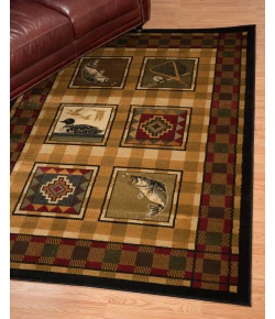 United Weavers Affinity Lodge 750-4143 1 ft. 10 in. X 3 ft. Rectangle Rug