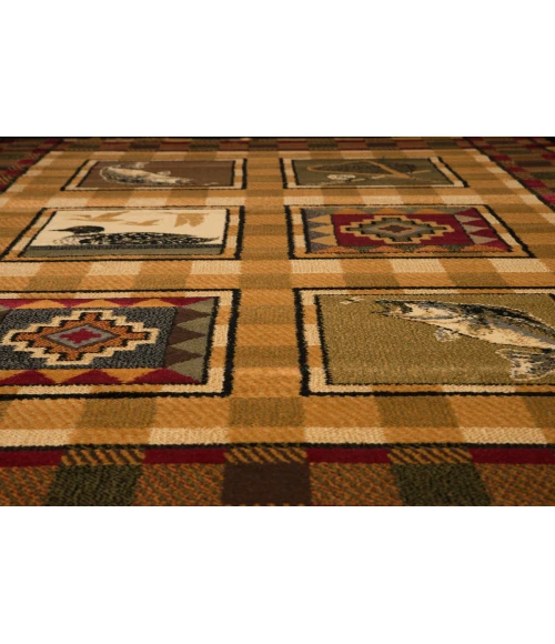 United Weavers Affinity Lodge 750-4143 1 ft. 10 in. X 3 ft. Rectangle Rug
