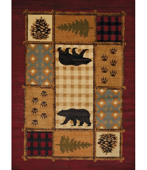 United Weavers of America AFFINITY-LODGE-MOSAIC-MULTI-28-05775 Area Rug