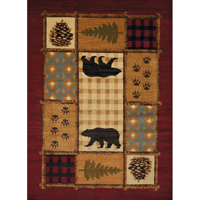 United Weavers of America AFFINITY-LODGE-MOSAIC-MULTI-28-05775 Area Rug