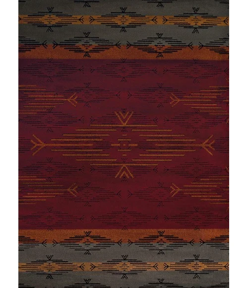 United Weavers of America AFFINITY-NATIVE-SKYE-RED-28-06030 Area Rug