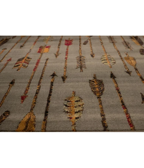 United Weavers of America AFFINITY-QUILTED-ARROW-BL/GRY-912-06367 Area Rug