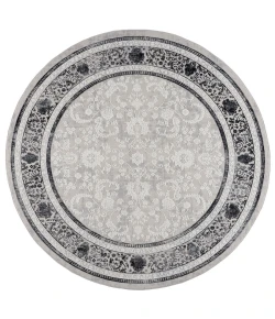 United Weavers Reserve Grey 770-30172 7 ft. 11 in. X 7 ft. 11 in. Round Rug