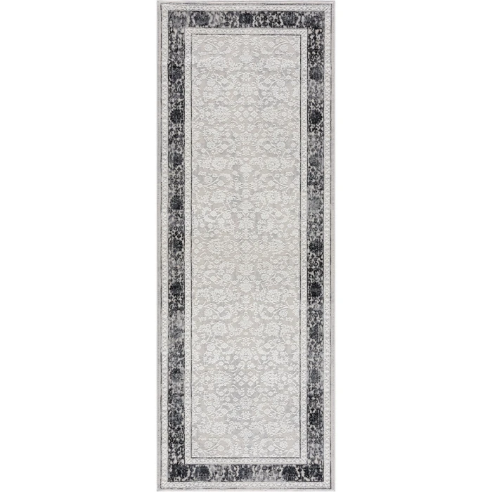 United Weavers Reserve Grey 770-30172 2 ft. 7 in. X 7 ft. 2 in. Rectangle Rug