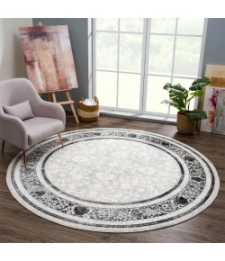 United Weavers Reserve Grey 770-30172 7 ft. 11 in. X 7 ft. 11 in. Round Rug