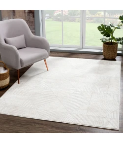 United Weavers Reserve White 770-30399 2 ft. 7 in. X 7 ft. 2 in. Rectangle Rug