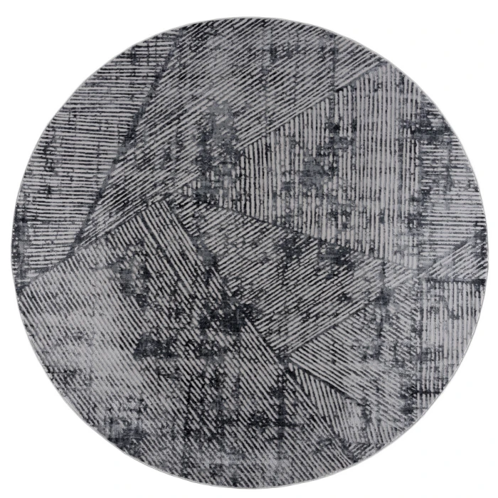 United Weavers Reserve Grey 770-30572 7 ft. 11 in. X 7 ft. 11 in. Round Rug