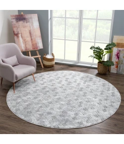 United Weavers Reserve Black 770-30670 7 ft. 11 in. X 7 ft. 11 in. Round Rug