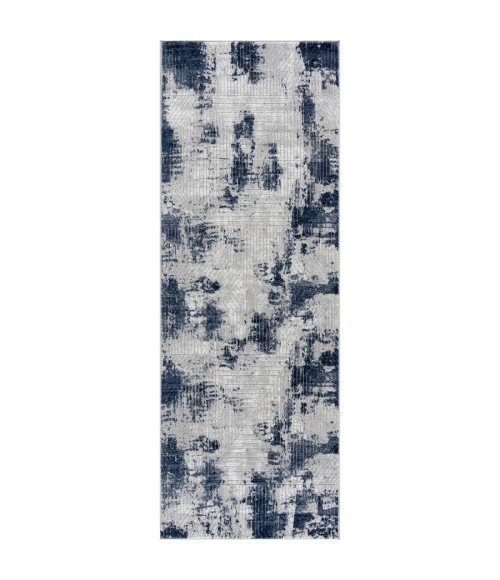 United Weavers Reserve Blue 770-30760 2 ft. 7 in. X 7 ft. 2 in. Rectangle Rug