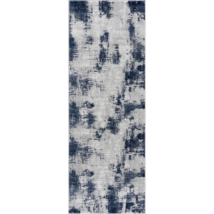 United Weavers Reserve Blue 770-30760 2 ft. 7 in. X 7 ft. 2 in. Rectangle Rug