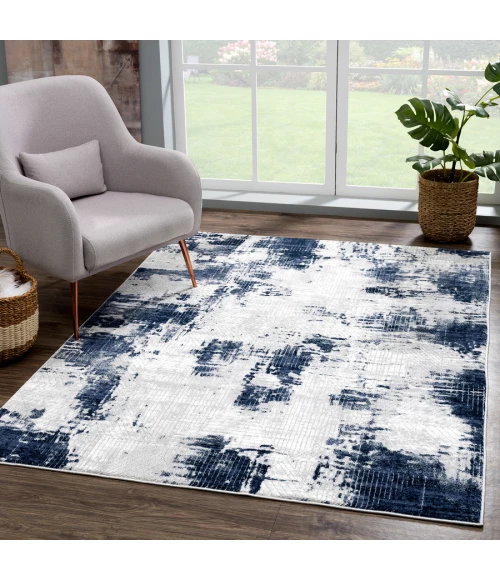 United Weavers Reserve Blue 770-30760 9 ft. 8 in. X 13 ft. 2 in. Rectangle Rug