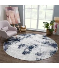 United Weavers Reserve Blue 770-30760 7 ft. 11 in. X 7 ft. 11 in. Round Rug