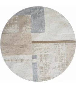 United Weavers Orion Beige 775-41226 7 ft. 11 in. X 7 ft. 11 in. Round Rug