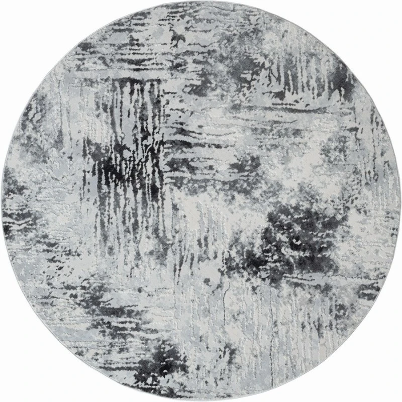 United Weavers Orion Grey 775-41172 7 ft. 11 in. X 7 ft. 11 in. Round Rug
