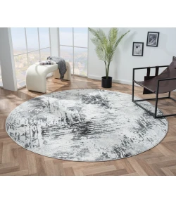 United Weavers Orion Grey 775-41172 7 ft. 11 in. X 7 ft. 11 in. Round Rug