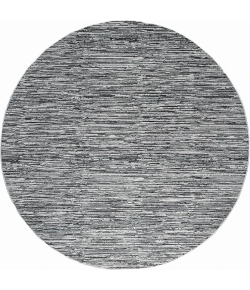 United Weavers Orion Charcoal 775-41472 7 ft. 11 in. X 7 ft. 11 in. Round Rug
